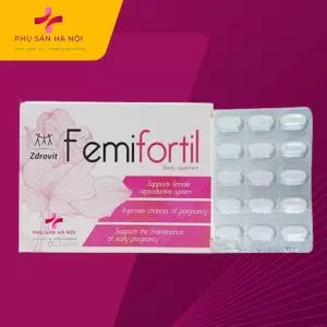 Bổ trứng Femifortil Zdrovit - Điều trị hiếm muộn,tăng khả năng thụ thai